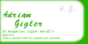 adrian gigler business card